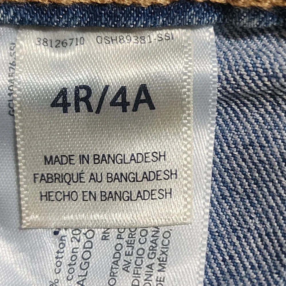 OshKosh B'gosh Classic Jeans Kids 4R Blue Denim Straight Leg Unisex